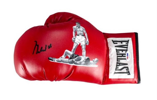 Muhammad Ali Signed Hand Painted Everlast Boxing Glove